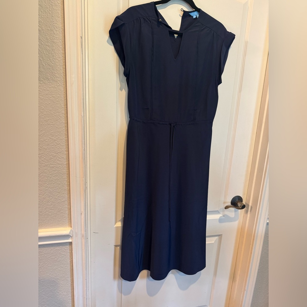 Draper James Classic Navy Midi Dress